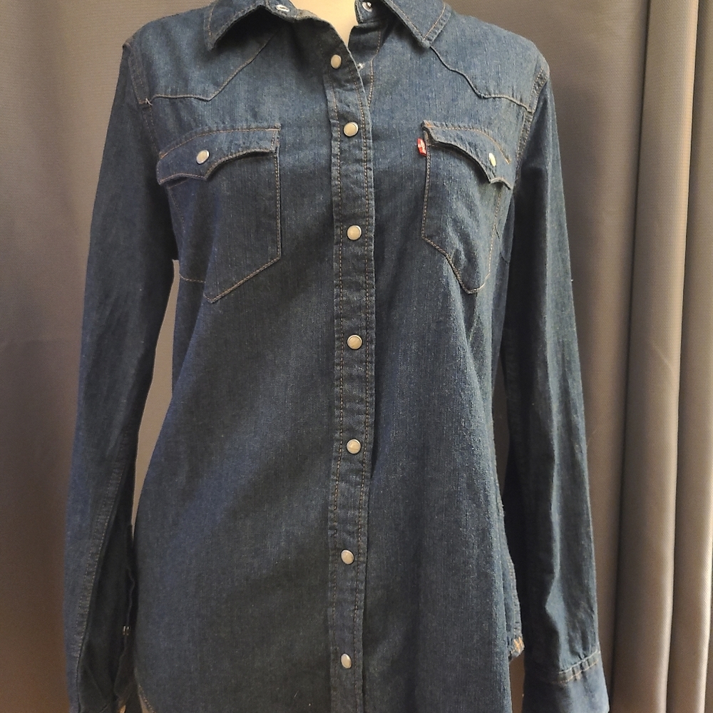 Levi's denim button-down shirt